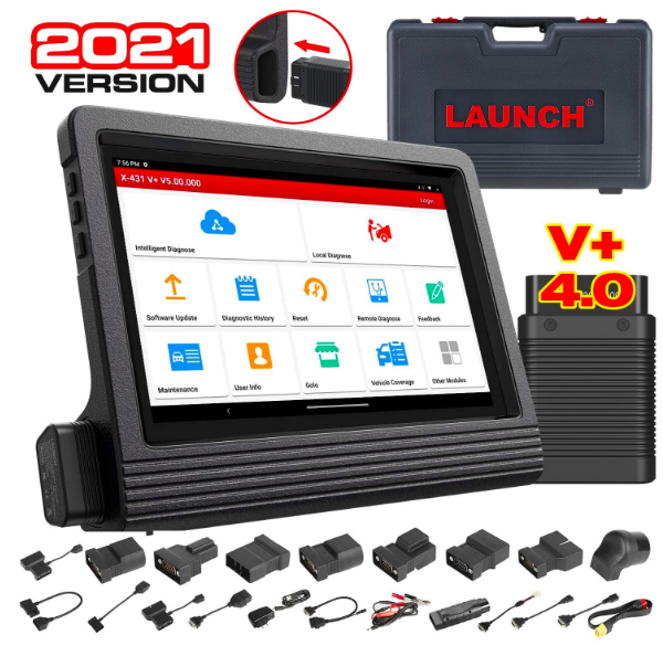 LAUNCH X431 V PLUS V+ 4.0 Full System Scan Tool (Upgraded Ver. of X431 V PRO)  Diagnostic Scanner tool Bi-Directional Code Reader ECU Coding 31+ Service  Functions ABS Bleeding Years Free