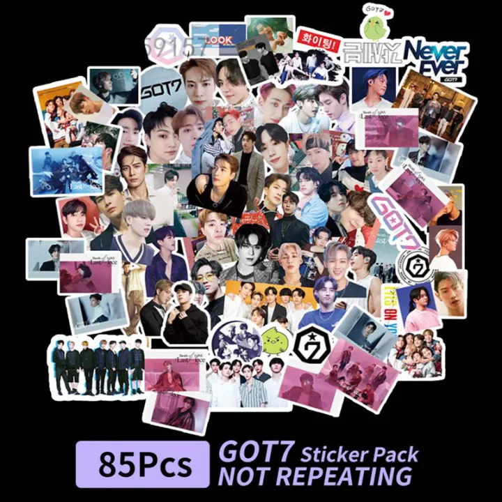 85pcs Kpop GOT7 Sticker Waterproof Stickers PVC Graffiti Stickers For ...