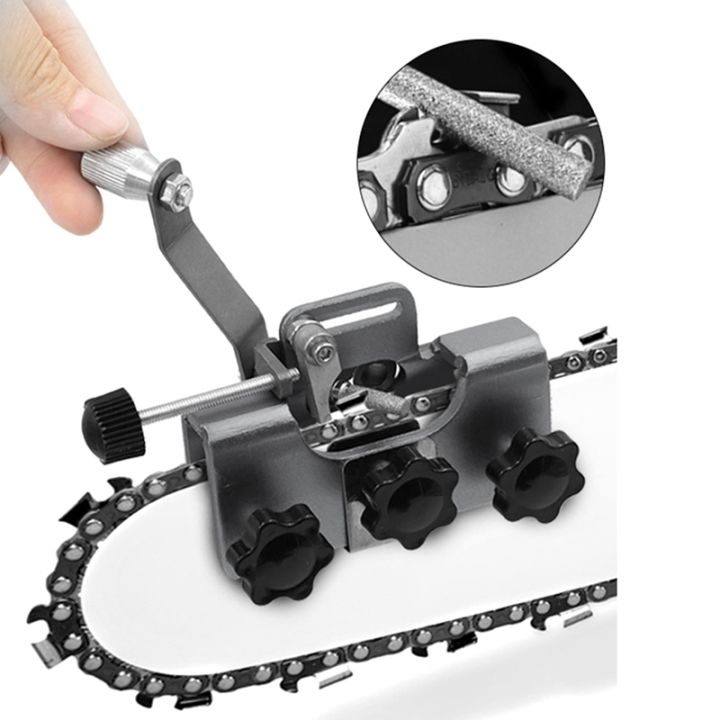 portable-chain-saw-sharpeners-woodworking-chainsaw-chain-sharpening-woodworking-grinding-electric-grinder-tool-gray