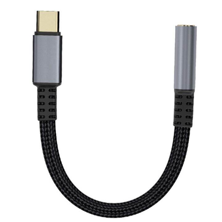 TypeC to 3.5mm Audio Adapter TypeC Headphone Adapter 3.5mm Headphone