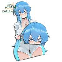 EARLFAMILY สติกเกอร์ติดรถ Esdeath Peeker ขนาด13ซม. กันน้ำขวดน้ำกระจกหน้ากระจกที่เรียบง่ายสติกเกอร์ป้องกันประตูรถกันรอยขีดข่วน