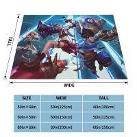 League of Legend Lonian Moba Game Blanket Flannel Spring Autumn Competitive Warm Throws For Winter Bedding