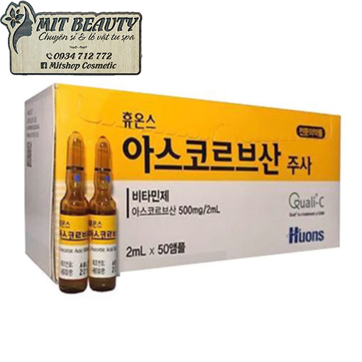 [HCM]Tinh chất Vitamin C Huons - Chính Hãng Hàn Quốc (Dùng mix với tảo xoắn/ hồng sâm)
