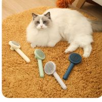 Cat Massage Comb Pet Hair Removal Brushes Self Cleaning Slicker Brush for Cats Dogs Hair Remover Scraper Pet Grooming Tool