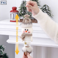 FAL Christmas Snowmen/Stanta Clause Plush Doll Lovely Hanging Doll Christmas Tree Pendant Decoration For Home Party