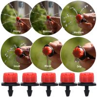 【HOT】 50Pcs Agriculture Irrigation Micro Dripper Watering Anti-clogging Adjustable Water Flow Garden Agriculture Tools for Irrigation