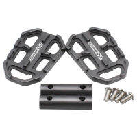 รถจักรยานยนต์ B Illet กว้างเท้าตอก CNC อลูมิเนียมเหยียบส่วนที่เหลือ Footpegs สำหรับ BMW R1200GS F750GS F850GS G310GS S1000XR สีดำ