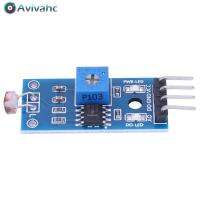 4Pin ตรวจจับแสง LM393 3.5V-5V ชุดสำหรับ Arduino DIY เซ็นเซอร์อ่อนไหวหลอดไฟโมดูลโฟโตเซนสิทีฟเซนเซอร์