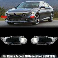 ฝาครอบไฟหน้าโป๊ะไฟแบบโปร่งใสสำหรับ Honda Accord 10 Generation 2018 2019อุปกรณ์เสริมรถยนต์ลูกแก้ว