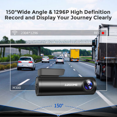 เครื่องบันทึกวีดีโอการ์ด DVR ภายในรถยนต์กล้องติดรถยนต์ Wi-Fi 1296P ความคมชัดระดับ Full HD องศามุมกว้างอุปกรณ์เสริมเพื่อความปลอดภัยในการขับขี่รถยนต์