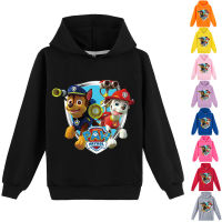 PAW PAtrols เสื้อสเวตเตอร์แขนยาวสำหรับเด็กผู้ชาย,เสื้อสเวตเชิ้ต65% เด็กหญิงเด็กชายเสื้อฮู้ดอนิเมะ9สีทำจากผ้าฝ้าย + โพลีเอสเตอร์35% ไฟเบอร์0000สำหรับฤดูใบไม้ผลิและฤดูใบไม้ร่วง