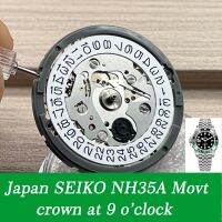 【YF】 Crown at 9 oclock SEIKO NH35A Mechanical Watch Movement Single Date 24Jewels Mechanism Repair Tool Self-winding Movt