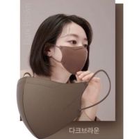 ?สินค้าขายดี? [Khaki,M]CLA SLIM FIT MASK รุ่นใหม่รับกับใบหน้า บางเบาแต่ป้องกันเท่าเดิม หน้ากากอนามัยเกาหลี