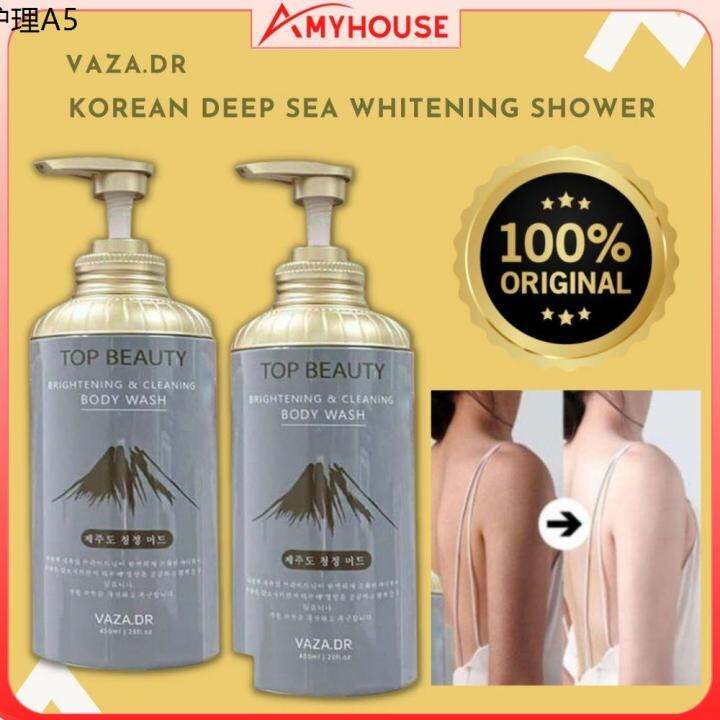 KOREAN DEEP SEA WHITENING SHOWER VAZA.DR Original Deep Sea Mud Shower