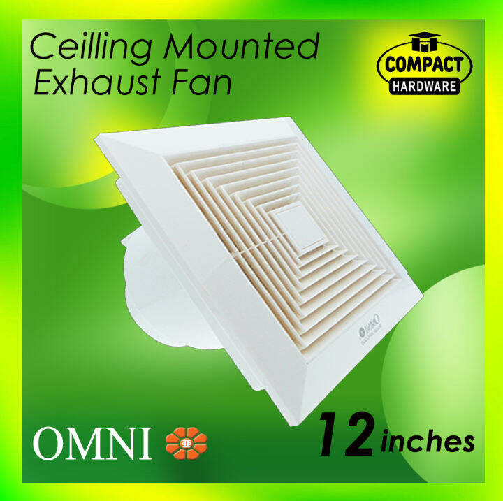 Exhaust Fan Ceiling Mounted 12 inches OMNI XFC-300 | Lazada PH