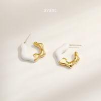 avantgarde.bkk ? Pon De Ring (enamel) earrings (ก้าน S925) ต่างหูอีนาเมล ใส่ละดูแพงมาก