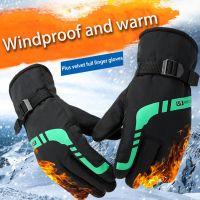 Winter Skiing Gloves Warm Windproof Snowboard Ski Snow Cycling Gloves Anti-slip Riding Motorcycle Gloves