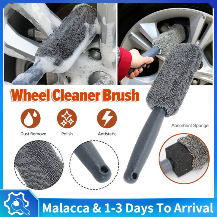 Handle Wheel Cleaning Tool Tire Rim Brush Car Wash Brush Car Detailing Brush