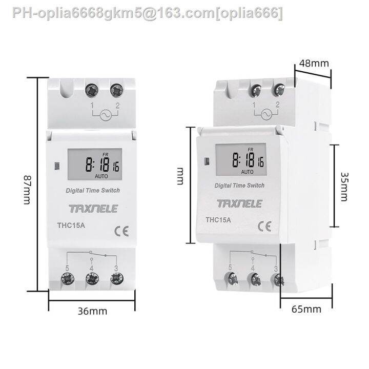 electronic-weekly-7-days-programmable-digital-time-relay-timer-switch-control-ac-220v-230v-12v-24v-48v-16a-din-rail-mount-thc15a