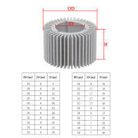 สำหรับพลังงานหลอดไฟ LED โคมไฟอุปกรณ์ DIY 10ชิ้นดอกทานตะวันสไตล์ LED หม้อน้ำคูลเลอร์อลูมิเนียมอ่างความร้อนโคมไฟระบายความร้อน