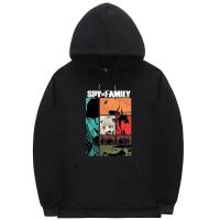 Anime Aesthetic Spy X Family Anya Forger Yor Forger Loid Forger Bond Forger Print Hoodie Men Fashion Cotton Loose Hoodies Size XS-4XL