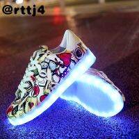 rttj4 Couple shoes usb rechargeable LED light shoes parent-child shoes mens sports shoes womens shoes casual shoes