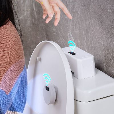 【jw】┅  Automático Toalete Botão Indução Flusher ExternalInfrared KIT Casa Inteligente Flushing Sensor