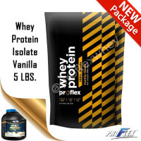 ส่งฟรี ?  Whey Protein IsoIate Vanilla 5 lbs เวย์โปรตีน proflex สูตร isolate รสวานิลา 1 ถุง (2.26 kg)
