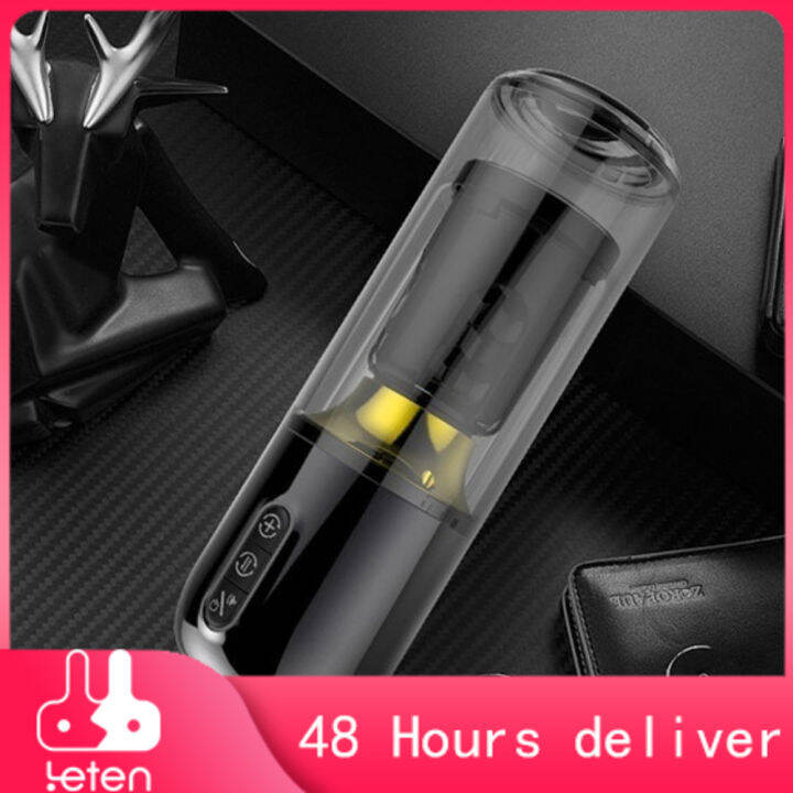 Leten sex toy for male UNIMAT handsfree pumping clip suction