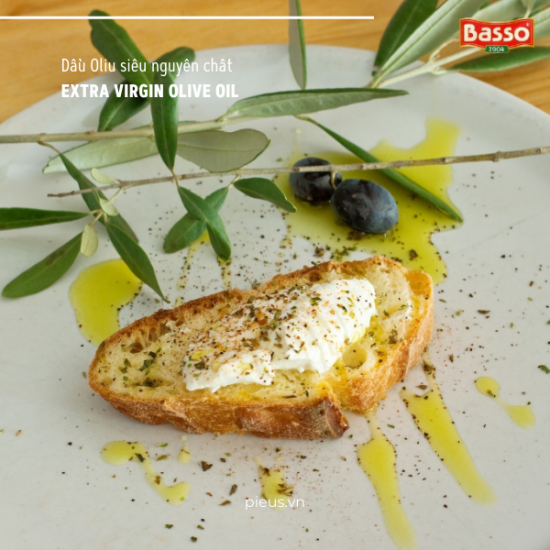 Dầu oliu siêu nguyên chất extra virgin olive oil basso 5 lit - ảnh sản phẩm 7