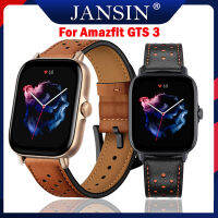 สาย สำหรับ Amazfit GTS 3 นาฬิกาหนังสำหรับ สำหรับ amazfit gts 3 สายนาฬิกา อุปกรณ์เสริมสม