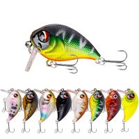 【lz】♦❒☌  Crank iscas de pesca 4.5cm 7.4g 1 parte plástico artificial isca dura peixinho qualidade baixo lúcio