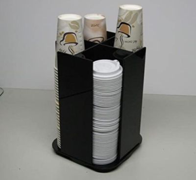 ที่ใส่แก้ว ที่เรียงแก้วกาแฟ Coffee Cup Dispenser Lid Holder จัดระเบียบเคาน์เตอร์