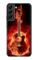 เคสมือถือ Samsung Galaxy S22 Plus ลายกีตาร์ไฟ Fire Guitar Burn Case For Samsung Galaxy S22 Plus