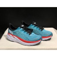 Hot sale Hoka one one Clifton 8 Shock Absorption Sneakers Blue