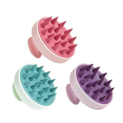 ‘；【。- Silicone Shampoo Scalp Hair Massager Head Body Scalp Massage Brush Comb Hair Washing Comb Shower Brush Bath Spa Massage Brush