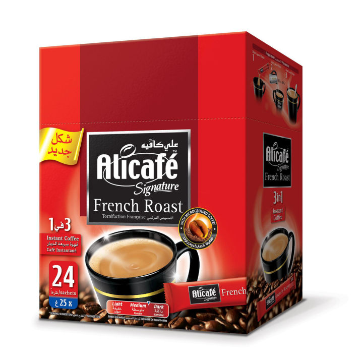 Alicafe Signature French Roast 3in1 Instant Coffee Pouch 25g (24 Sticks ...