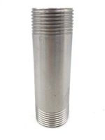 Length 100/150/200/300mm 1/4 3/8 1/2 3/4 -2” BSP Male Thread Long Nipple 304 Stainless Steel Pipe Fitting Connector Adapter