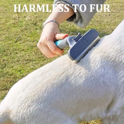New Professional Self Cleaning Dog Comb Comfortable Handle Long Short Hair Pet Brush Grooming Effective Deshedding Tool Brush