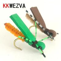 【cw】 KKWEZVA 14pcs fly lures insect dry floating type similar to artificial bait Trout Tackle