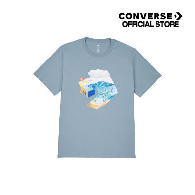 Converse เสื้อยืด TEE คอนเวิร์ส STAR CHEVRON OCEAN TEE GREY  MEN  (10024746-A03) 1324746CU3GYXX