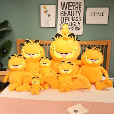 【CW】 New 20-80cm GarfieldCat Stuffed Super Soft Cartoon Figure Birthday for Children Kids