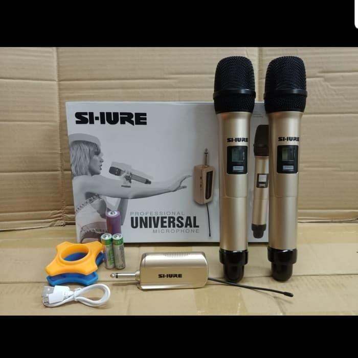 mic shure universal wireless microphone ( handheld )Receiver charger