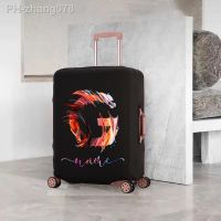 Custom Name Personalized Graffiti Print Collectible Luggage Cover Elastic Dust Bag Cover for 18-32 Inch Removable Dust Bag