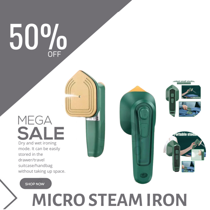 Professional Micro Steam Iron Mini Ironing Machine Handheld