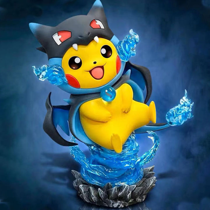 13ซม-pokemon-อะนิเมะตัวเลข-pikachu-คอสเพลย์รูป-bulbasaur-blastoise-charizard-action-figurine-pvc-รุ่นรูปปั้นตุ๊กตาของขวัญ