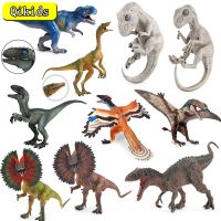 ของเล่นไดโนเสาร์สัตว์รุ่น Dilophosaurus Velociraptor Indominus Rex Arcteryx ตัวเลขการกระทำ Jurassic World Dino ของเล่นเด็กของขวัญ