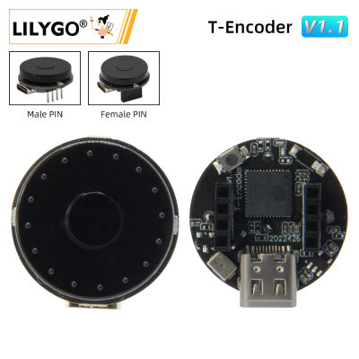 LILYGO®TTGO T-Encoder ESP32โมดูลไร้สาย RGB LED Ring Encoder T-U2T Downloader WiFi Bluetooth Programming Development Board