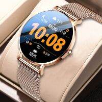 ๑ 2022 New Ultra Thin Smart Watch Women 1.36 quot; AMOLED 360x360 HD Pixel Display Always Show Time Call Reminder Smartwatch Ladie