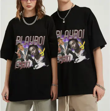 Anime FASHION Style Playboi Carti Tshirt Streetwear Hip Hop Trend Men Hip  Hop Rapper T Shirts Man T-Shirt Novelty Unisex Tees - AliExpress